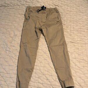 Khaki Joggers | Hollister